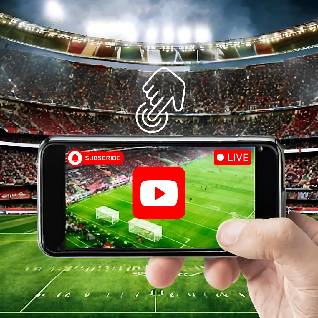 Assistir jogo de futebol no Youtube